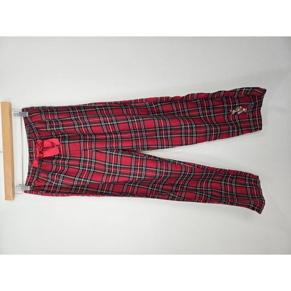 Walt Disney World Plaid Pajama Pants Minnie Mouse kids 10/12